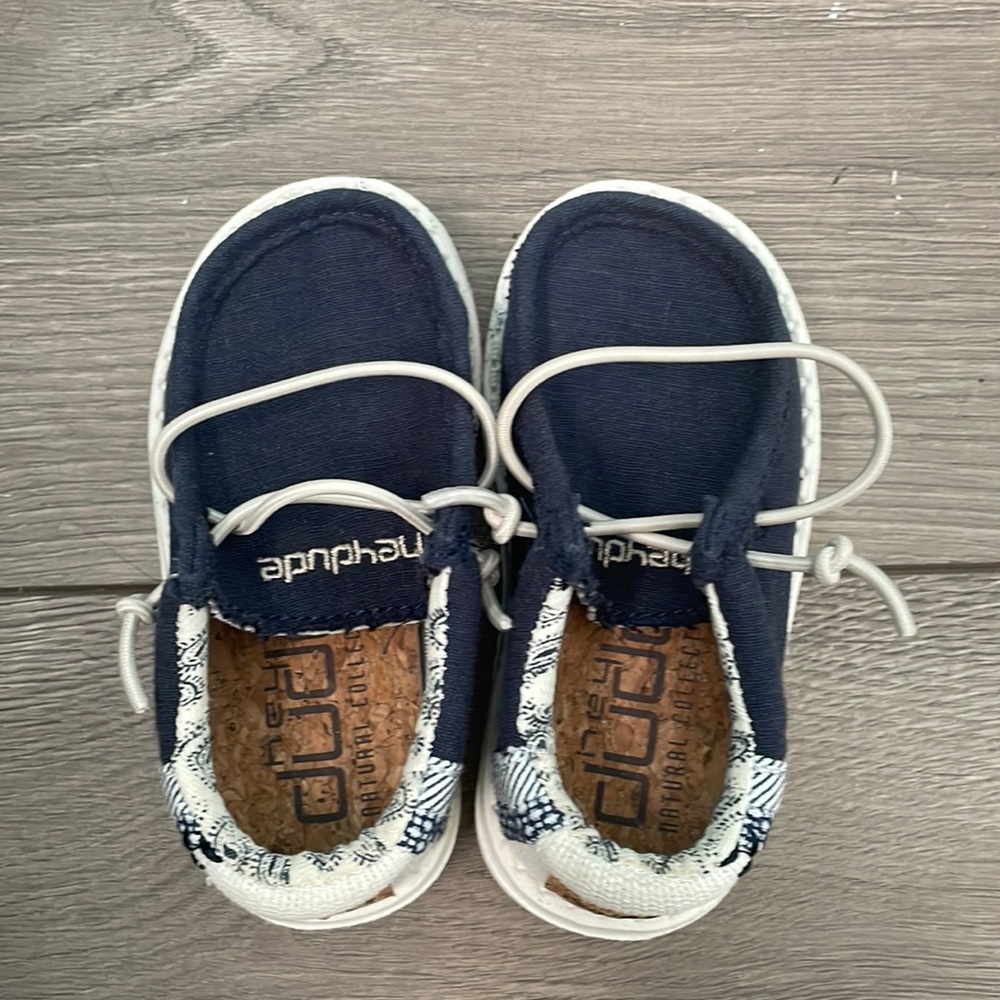 Navy Blue Toddler Hey Dudes